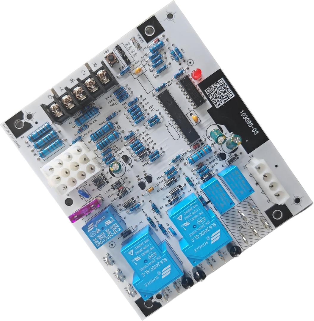 94W83 Ignition Control Board Replacement for Lennox Furnace Control Board 103085-02, 103085-03,1012-977A-I, 1012-83-9674 Single-Stage PSC Motors, 18-30 VAC