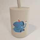 Babytasse Pack of Two Silicone Baby Cups for 6-24 Months (Animals Set)