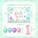 JeVenis Oneder The Sea Birthday Girl Decorations Ocean Animal First Birthday Party Decorations Under The Sea 1 Year Old Decor Balloons