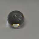 Amlong Crystal 65mm or 2.5" Diameter (bigger than golf ball, smaller than baseball) Clear Crystal Ball for Wine Decanter Stopper