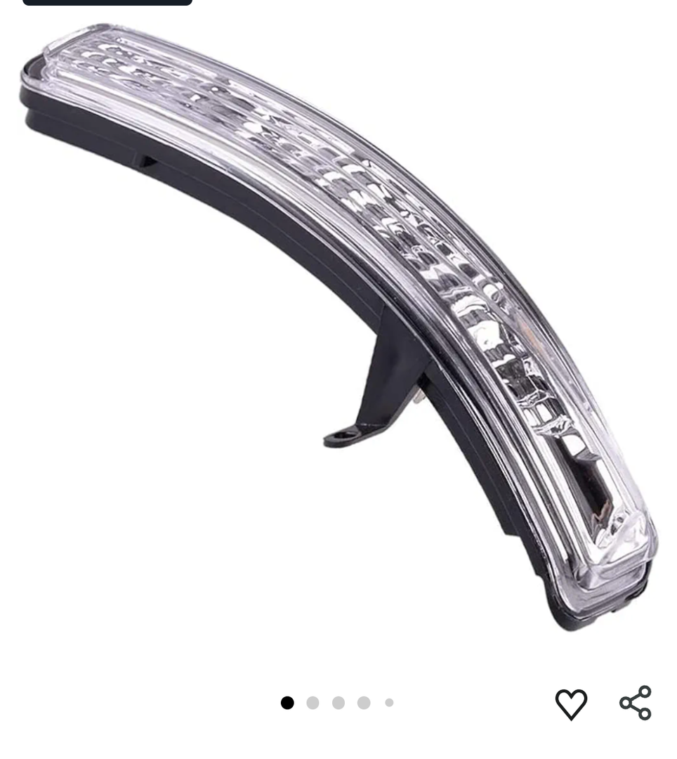 Left Mirror Turn Signal Lamp light BB5Z-13B375-A, Fit for Ford Explorer 2011-2019 (Driver Side)