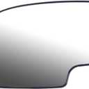 SCITOO Replacement Mirror Glass Driver Side Compatible with 1999-2006 For Chevy Silverado Pickup 2007 For Chevy Silverado Pickup 2000 For Chevy Suburban 2001-2006 For GMC Yukon XL For GMC Sierra