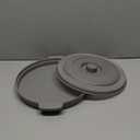 EZMO 2 in 1 Collapsible Microwave Splatter Cover for food, with Tray & Handles - Vented Silicone Splatter Guard Lid - Vegetable Fruit Colander - BPA-Free Kitchen Gadget for Meal Prep  10.7 inch