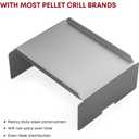 Stanbroil Heavy Duty Steel Heat Baffle Diffuser Replacement Part for Traeger, Camp Chef and Most Other Brand Pellet Grills