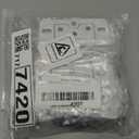 10 Pack White Shutter Hinges,3 Inch Non Mortise Hinge, Screen Door Hinges Easy to Install, Screen Door Hinge with Screws for Cabinet