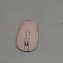 USB Wireless Mouse for Laptop PC Mac, 2.4GHz Cordless Mouse with 6 Buttons, 5-Level Adjustable 4000 DPI, Ergonomic Portable Optical Computer Mice, 24-Month Battery Life-Pink