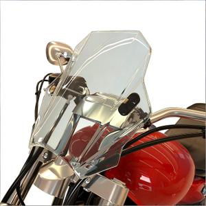 Universal Motorcycle Adjustable Windshield Wind Screen for Motorcycle with 22MM 25MM 28MM Handlebars for Yamaha for Kawasaki for Suzuki, for Honda CBR600RR CB1000R