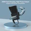 330W/400W Laptop Charger Compatible with MSI Titan 18 HX AI A2XWJG Titan GT77 HX 13VI A2X CreatorPro X18 HX A14V Vector A18 HX A9WIG 17HX Stealth 18 HX AI Raider 18 HX GE76 Power AC Adapter