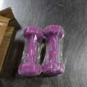 Fitvids Colored Neoprene Dumbbell Set with Rack, 56LB Set: 2/3/5/8/10LB Pairs, Color Series