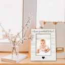 Beliran New Grandparent Gifts Picture Frame 5x7, First Time Grandparent Gifts Photo Frame, Grandparents Baby Announcement, A New Grandchild to Love Wooden Picture Photo Frames for Desk Home Room Decor