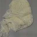 MECCANIXITY Lace Ribbon 5 Yards 7 Inch Lace Flower Trim for Craft Gift Wrappers Headbands Wedding Light Beige