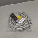 Upgraded 12Feet High Pressure Braided Propane Hose Extension with Conversion Coupling 3/8" Flare to 1/2" Female NPT, 1/4" Male NPT, 3/8" Male Flare for BBQ Grill, Fire Pit, Heater