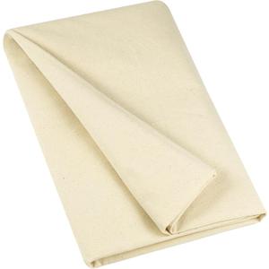 HOTGODEN Medium Weight 100% Cotton Muslin Fabric: 63 inch x 2,5,10 Yards Unbleached Muslin Linen Fabric Material for Sewing Material Apparel Cloth (Natural)