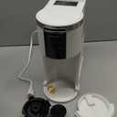 SHARDOR 3 in 1 Coffee Maker, K Cup Coffee Maker Compatible with Ground Coffee & Teas, Single Serve Coffee Machine, 614oz Brew Sizes, 40oz Detachable Water Reservoir, Descale Settings, White