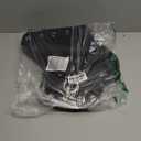 HDBUBALUS Motorcycle Heat Shield Deflector Leather Saddle Deflector Universal Fit for Harley Touring Sportster Yamaha Suzuki Kawasaki Black