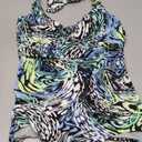 Speedo Women's Swimsuit One Piece V-Neck Shirred Halter Moderate Cut (12)