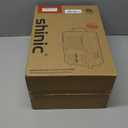 Shinic Space Heater,1500W Milkhouse Heater with Thermostat, Stay Cool Durable Metal Housing, Overheat protection, 3Prong Plug, TipOver Auto Shut Off, Utility Heater for Garage, Bedroom, Greenhouse