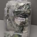 DriftAway Olive Green Linen Curtains Blackout 84 Inches Long Lined Thermal Window Drapes for Bedroom Back Tab Farmhouse Leaf Home Decoration 2 Panels