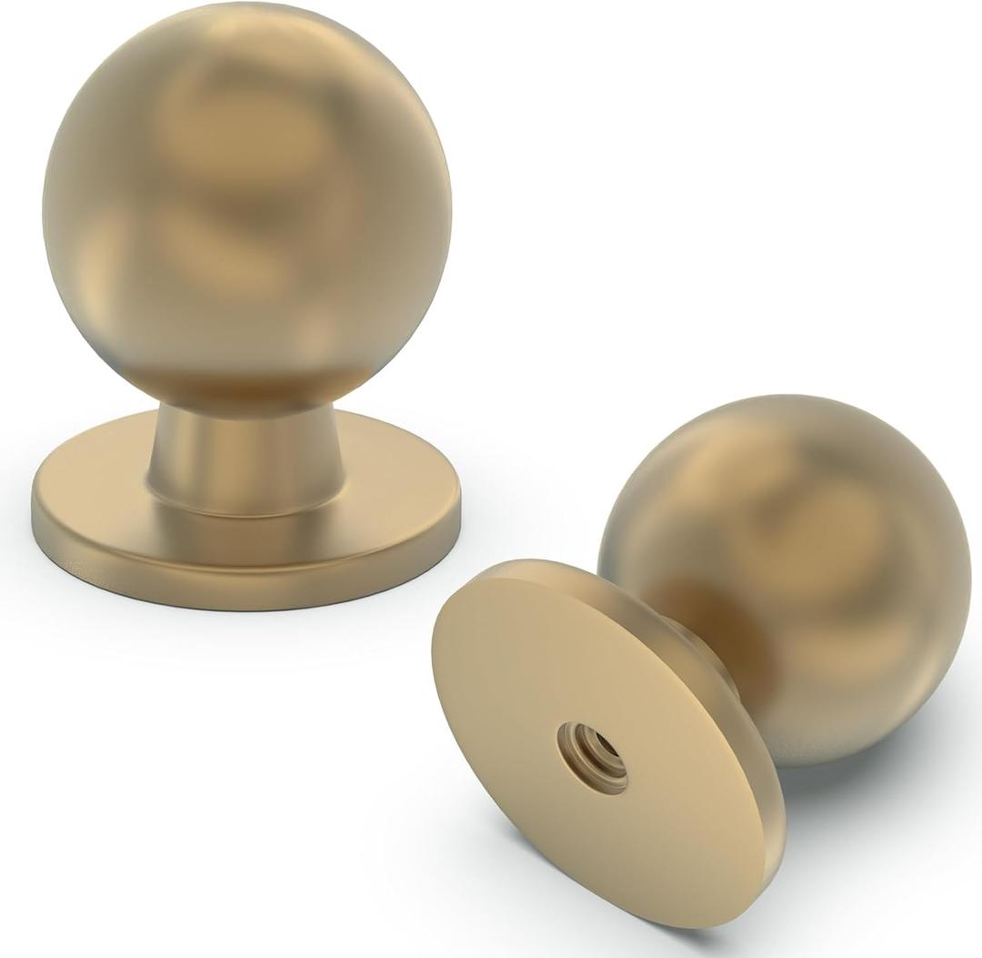 10 Pack Cabinet Knobs Champagne Bronze Kitchen Cabinet Knobs Zinc Alloy Drawer Pulls Solid Cabinet Hardware