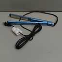 Nano Titanium Ultra-Thin Hair Straightener, Professional Flat Iron for All Hair Types (1 inch, Blue)