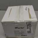 2.5 Quart Non-stick Ceramic Sauce Pan with Lid, Small Milk Pots for Cooking with Pour Spout, Aluminum stock Pot Wood Handle for kitchen, PFAS-Free, White