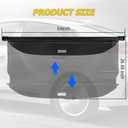 AUXMART Retractable Trunk Cargo Cover for Hyundai Ioniq 5 2022-2026 with Carbon Fiber Finish Aluminum Alloy Storage Panel, Easy Install, Waterproof & Scratch-Resistant