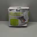 M MINGLE Sewer Jetter Kit for Pressure Washer 100 FT, Drain Cleaner Hose with Power Washer Gun, 1/4 Inch NPT Corner Rotating and Button Nose Sewer Jetting Nozzle, Orifice 4.0, 4.5 (Yellow)