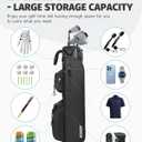 Findway 3 Way Small Golf Bag Lightweight Pitch and Putt Golf Bag with Stand, Adjustable Dual Straps, Golf Stand Bag for Extra Storage in a Smaller Size, Golf Gifts for Men and Women, 5 Pockets