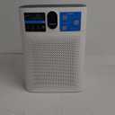 MORENTO Air Purifiers for Home Large Room up to 1076 Sq Ft with PM 2.5 Display Air Quality Sensor for Pet Hair, Double-Sided Air Inlet, 24db, White, 1 Pack + 2 Pack Filters