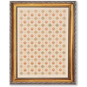 Vintage Framed Floral Pattern Wall Art Canvas Print Oil Paintings Reproduction World Classics Retro Poster, Painting, Pictures, Art Print Elegant Home Decor, Decoration for Living Room Apartment (Retro Framed,12L"x16W")