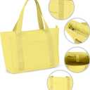 Tote Bag for Women, Puffer Work bag with Zipper, Quilted tote bag, Magnetic Pocket, Purse for Travel, Gym, College