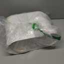 Supteron Bathroom Trash Can with Lid 3.2 Gallon Narrow Trash Can Small Plastic Trash Bin 12 Liter Rectangular Plastic Garbage Can with Press Type Lid for Bedroom Bathroom Milk White