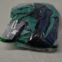 Estelar Textiler Navy Blue and Teal Ombre Blackout Curtains 45 Inch Length 2 Panels, Full Room Darkening Gradient Drapes for Kitchen, Thermal Insulated Grommet Short Curtains for Bathroom,42Wx45L