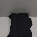 AEEZO Womens Long Sleeve Workout Jumpsuit Zip Up Yoga Rompers Sexy Tummy Control One Piece Bodycon Bottom Pants (Large, #3 Thermal Black)