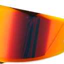 Shoei RF1400 X15 Helmet Visor Replacement Shield, Anti-Fog Sun Shield Accessory Compatible With RF-1400, X15, CWR-2, Z8, X-SPR PRO (Deep Red)