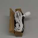 Leelosp Accessory Cord with 6 LED Light Bulbs, 11 Feet Cool White Light Indoor String Lights with On/Off Switch for Blow Mold Holiday Decoration and Christmas Village House with Built-in Fuse