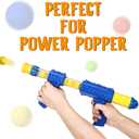 Sumind 48 Pieces Foam Balls Bulk Rounds Refill Balls Soft Foam Bullet Replacement Refill Pack for Blasters Guns for Kids Birthday Party Games Favors Gifts for Boys and Girls(Red, Blue, Green, Yellow)