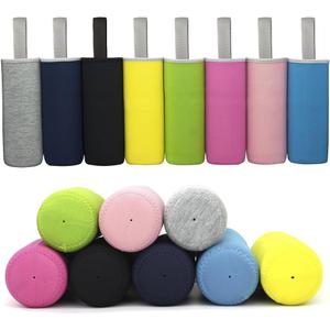 Kvvdi 8 Pack 12 oz - 18 oz Neoprene Water Bottle Sleeve 16.9 oz Insulated Glass Drink Bottle Cover