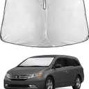 EcoNour Windshield Sunshade Compatible for Honda Odyssey 2011-2015 2016 2017, Sun Visor for Front Windshield & Window Sun Shade Cover, UV Heat Blocker & Protector, Car Accessories