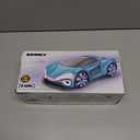 SIMREX Gesture Sensing Remote Control Car with Charging Dock - 360 Rotate Drift RC Stunt Car Toy, 40 Min Playtime, Dual Control, Spray Mist & LED Lights, Birthday Gift for Kids Boys GirlsWhite