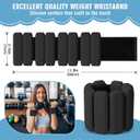 Wrist Weights, 2Pack Adjustable Wearable Wrist Ankle Weights for Women/Men, Silicone Wrist Bangles for Walking, Yoga, Pilates, and Gym, Arm & Leg Workout, 2lb