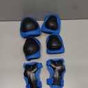 Kids Protective Gear Set Knee Pads for Kids 3-14 Years Toddler Knee and Elbow Pads with Wrist Guards 3 in 1 for Skating Cycling Bike Rollerblading Scooter (Blue)