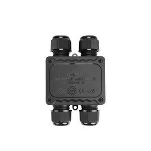 Outdoor Waterproof Wire Electrical Connector,M25 4-Way IP68 Waterproof Junction Box H-Shaped for 5-14mm Wire Range(AC/DC 400V) Wire Range External Electric Power Cord Boxes(Black) Outdoor Waterproof Wire Electrical Connector,M25 4-Way IP68 Waterproof Junction Box H-Shaped for 5-14mm Wire Range(AC/DC 400V) Wire Range External Electric Power Cord Boxes(Black)