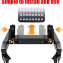 Red Light Therapy Stand, Mobile Stand for Red Near Infrared Light Therapy Board, Home & Commercial Use, Adjustable Length and Width, Easy to Install, Fits 99% of Panels (14.76 x 9.84 x 7.87 inches)
