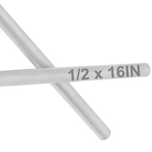 2Pcs 1/2" 6061 T651 Solid Aluminum Round Rod 16" Long 0.50 Inch Diameter Solid T651 Extruded Lathe Bar Stock, Round Aluminum Bars for Industrial, DIY Craft (+0.05") 2Pcs 1/2" 6061 T651 Solid Aluminum Round Rod 16" Long 0.50 Inch Diameter Solid T651 Extruded Lathe Bar Stock, Round Aluminum Bars for Industrial, DIY Craft (+0.05")
