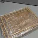 Comfify Bamboo Serving Trays  Set of 3 Ottoman Trays for Food, Entertaining, and Decor  Minimalist Design