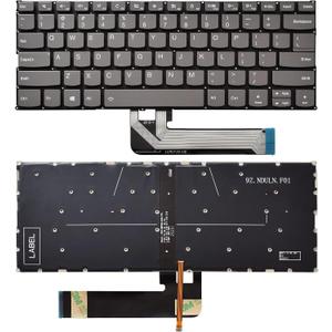 Keyboard Replacement Compatible with Yoga 730-13IKB 730-13IWL 730-15IKB 730-15IWL,Yoga 530-14IKB, Flex 6-14ARR Flex 6-14IKB Series Laptop with Backlight US Layout
