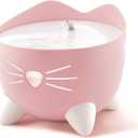 Catit PIXI Drinking Fountain  Cat Water Fountain with Triple Filter and Ergonomic Drinking Options, Pink (2)