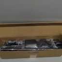 Creatyi 1 Inch Heavy Duty Double Curtain Rods 32 to 129 Inch Adjustable Double Curtain Rods for Windows for Bedroom Living Room Kitchen Study Office (Black)