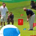HOTWIND Backyard Golf Game Clubs with 5x 3.5 Oversize Heads and 36 Lightweight Carbon Shaft for Adults Play Outdoor Golf Yard Game in Grass Parks and Yards Hit Plastic and Foam Balls, 2 Pack